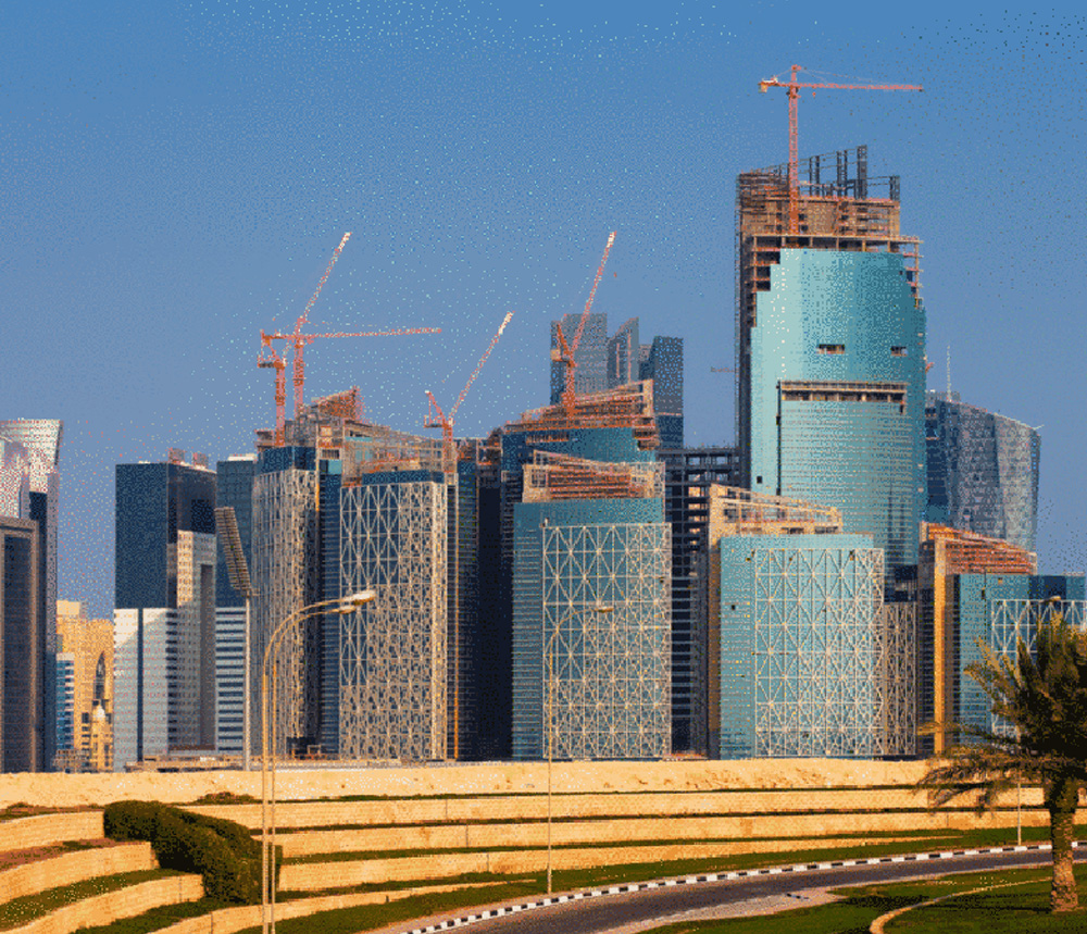 多哈的商业中心